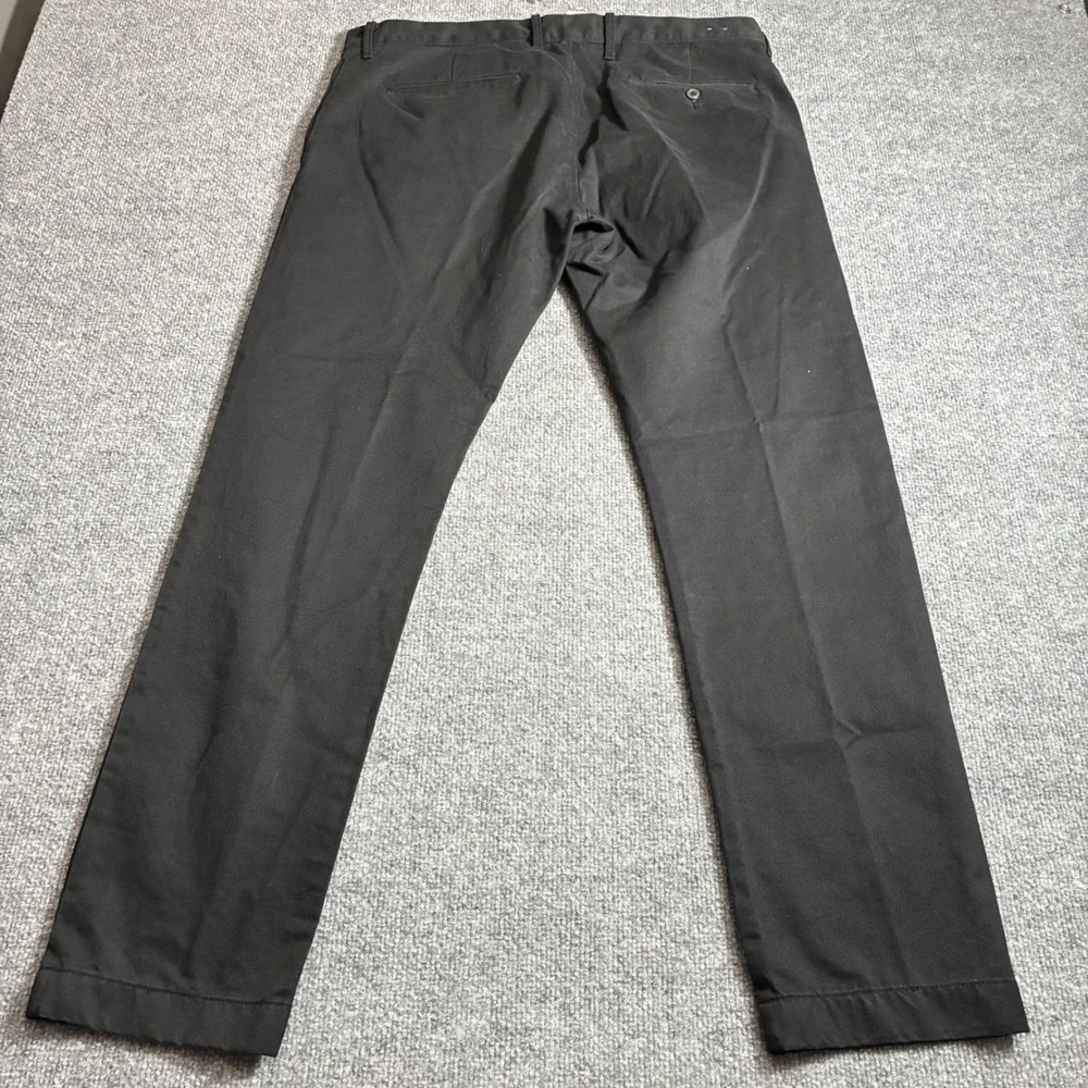 J.Crew 484 Slim Fit‎ Broken-In Chino Pants Mens 36x32 Black Good Cotton Twill